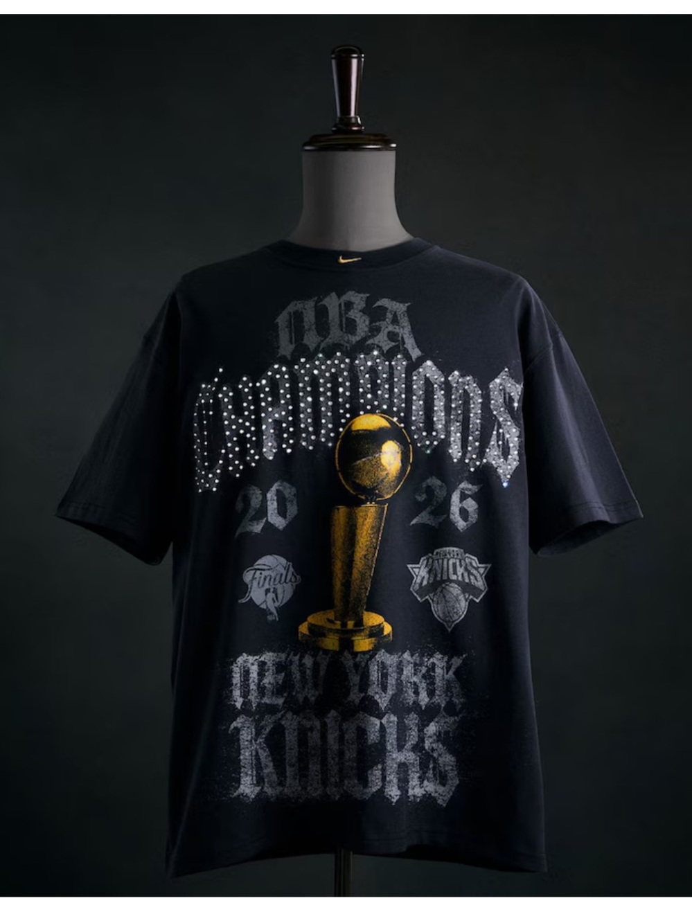 New York Knicks Nike Grey 2026 NBA Finals Champion Authentic Limited Edition